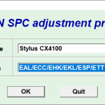 Epson CX4100 Resetter Adjustment Program