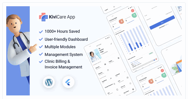 KiviCare Flutter 2.0 App – Clinic & Patient Management System